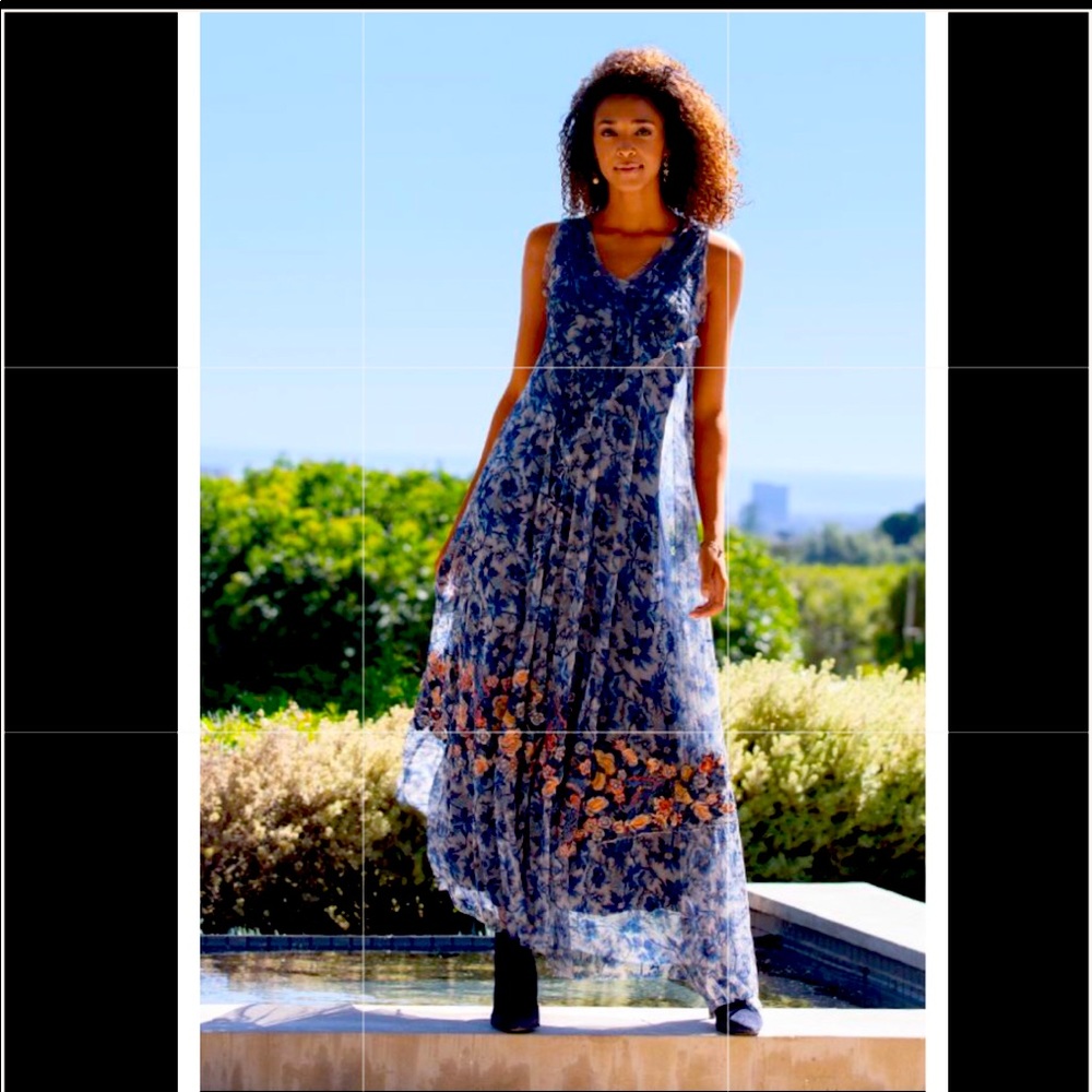 Johnny Was Max Mesh Dress NWT S